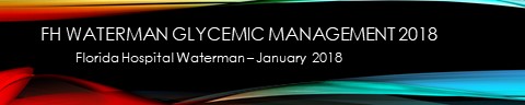 2018 FH Waterman Glycemic Management Banner